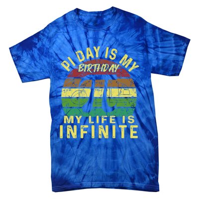 Born On Pi Day 14 March Birthday Saying Happy Pi Day Gift Tie-Dye T-Shirt