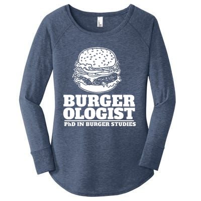 Burger Ologist Phd In Burger Studies Women's Perfect Tri Tunic Long Sleeve Shirt