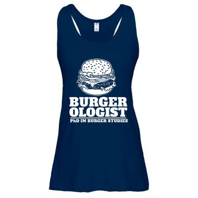 Burger Ologist Phd In Burger Studies Ladies Essential Flowy Tank