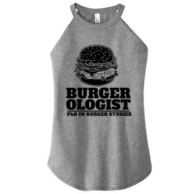 Burger Ologist Phd In Burger Studies Women's Perfect Tri Rocker Tank