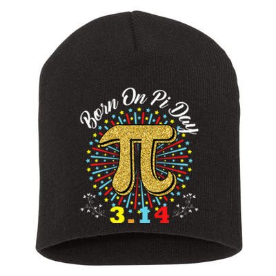 Born on Pi Day Math Birthday Decorations Happy 14 March 14th Short Acrylic Beanie