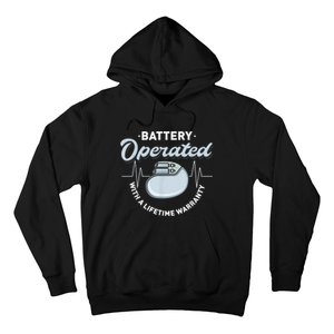 Battery Operated Pacemaker Recipient Heart Attack Survivor Hoodie