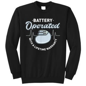 Battery Operated Pacemaker Recipient Heart Attack Survivor Sweatshirt