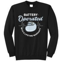 Battery Operated Pacemaker Recipient Heart Attack Survivor Sweatshirt