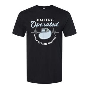 Battery Operated Pacemaker Recipient Heart Attack Survivor Softstyle CVC T-Shirt