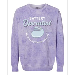 Battery Operated Pacemaker Recipient Heart Attack Survivor Colorblast Crewneck Sweatshirt