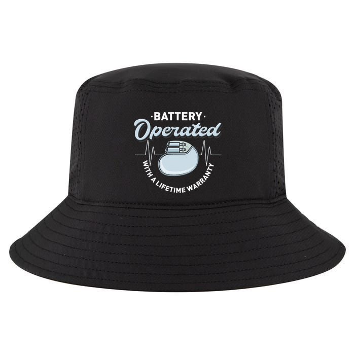 Battery Operated Pacemaker Recipient Heart Attack Survivor Cool Comfort Performance Bucket Hat