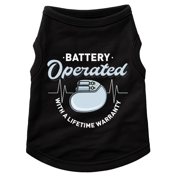 Battery Operated Pacemaker Recipient Heart Attack Survivor Doggie Tank