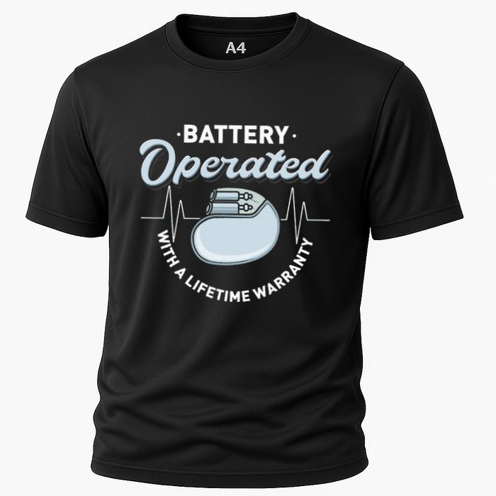 Battery Operated Pacemaker Recipient Heart Attack Survivor Performance Shirt