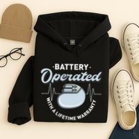 Battery Operated Pacemaker Recipient Heart Attack Survivor Hoodie