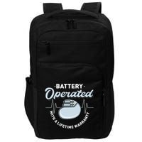 Battery Operated Pacemaker Recipient Heart Attack Survivor Impact Tech Backpack