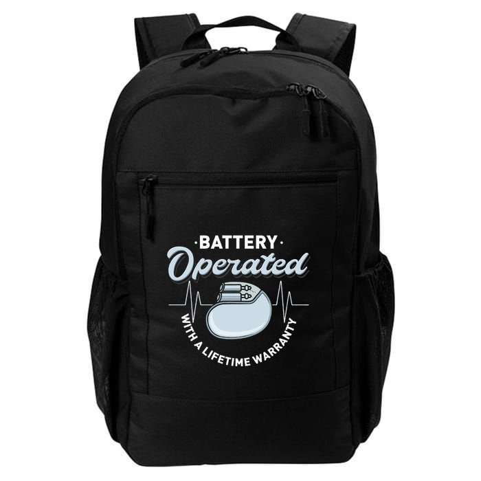 Battery Operated Pacemaker Recipient Heart Attack Survivor Backpack