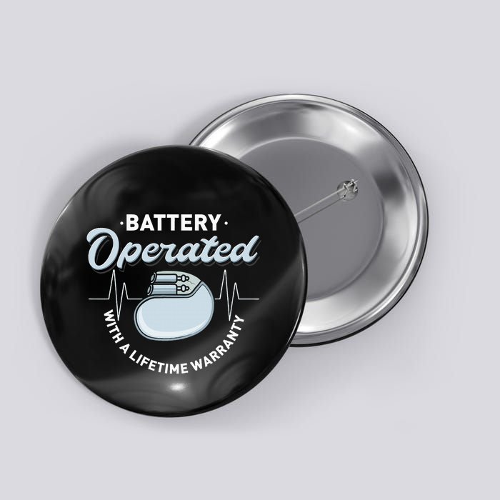 Battery Operated Pacemaker Recipient Heart Attack Survivor Button