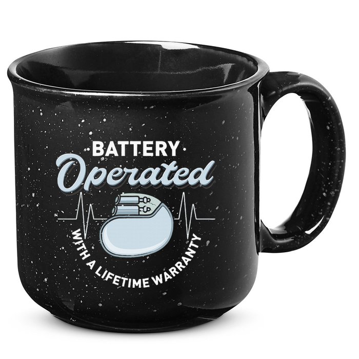 Battery Operated Pacemaker Recipient Heart Attack Survivor 15oz Campfire Ceramic Mug