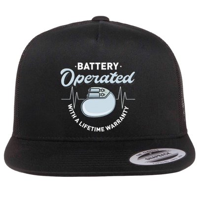 Battery Operated Pacemaker Recipient Heart Attack Survivor Flat Bill Trucker Hat