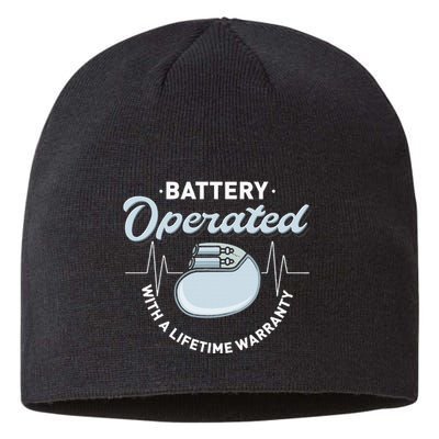 Battery Operated Pacemaker Recipient Heart Attack Survivor Sustainable Beanie