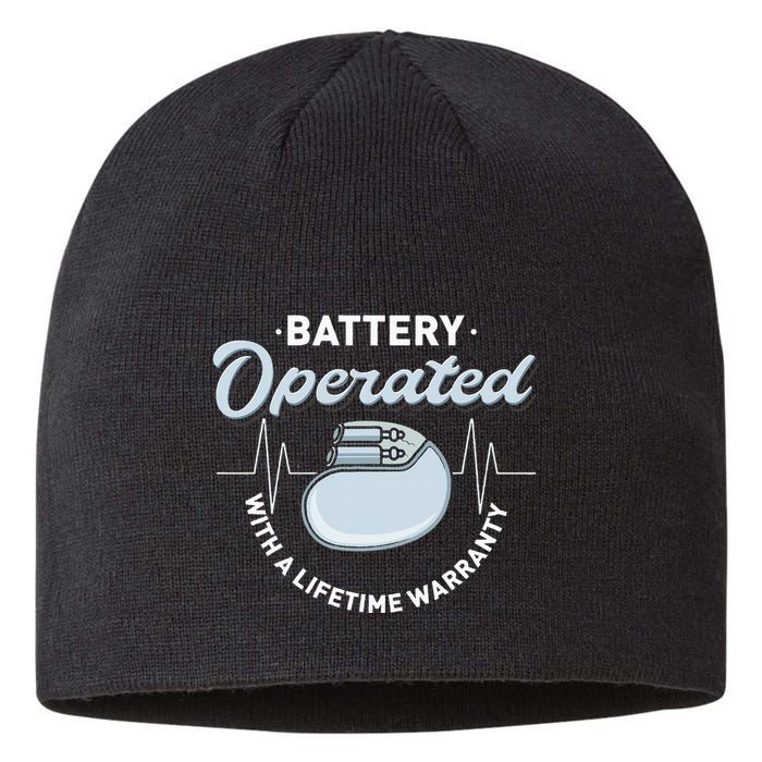Battery Operated Pacemaker Recipient Heart Attack Survivor Sustainable Beanie