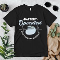 Battery Operated Pacemaker Recipient Heart Attack Survivor Premium T-Shirt