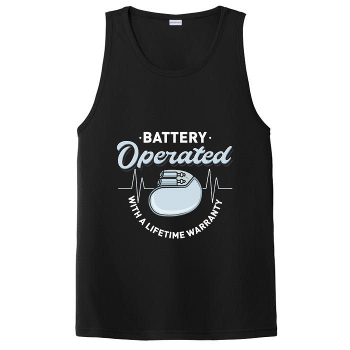 Battery Operated Pacemaker Recipient Heart Attack Survivor PosiCharge Competitor Tank