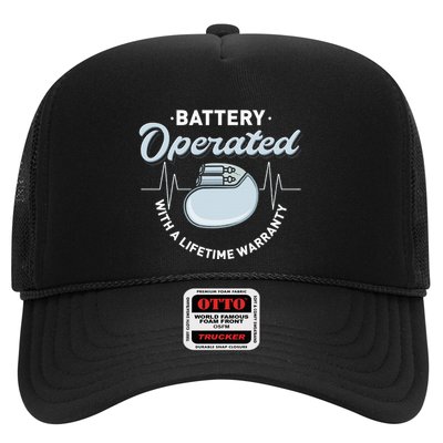 Battery Operated Pacemaker Recipient Heart Attack Survivor Trucker Hat