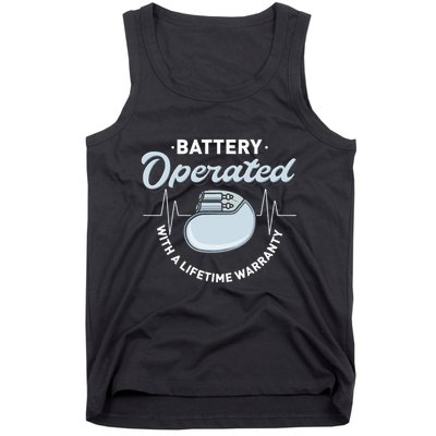 Battery Operated Pacemaker Recipient Heart Attack Survivor Tank Top