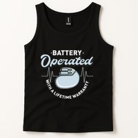 Battery Operated Pacemaker Recipient Heart Attack Survivor Tank Top