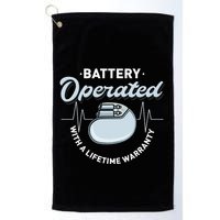 Battery Operated Pacemaker Recipient Heart Attack Survivor Golf Towel