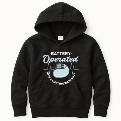 Battery Operated Pacemaker Recipient Heart Attack Survivor Kids Hoodie