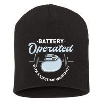 Battery Operated Pacemaker Recipient Heart Attack Survivor Short Acrylic Beanie