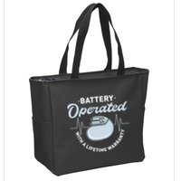 Battery Operated Pacemaker Recipient Heart Attack Survivor Zip Tote Bag