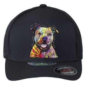 Beware Of Pit Bulls Dean Russo Pitbull Original Dog Lover Great Gift Flexfit Unipanel Trucker Cap