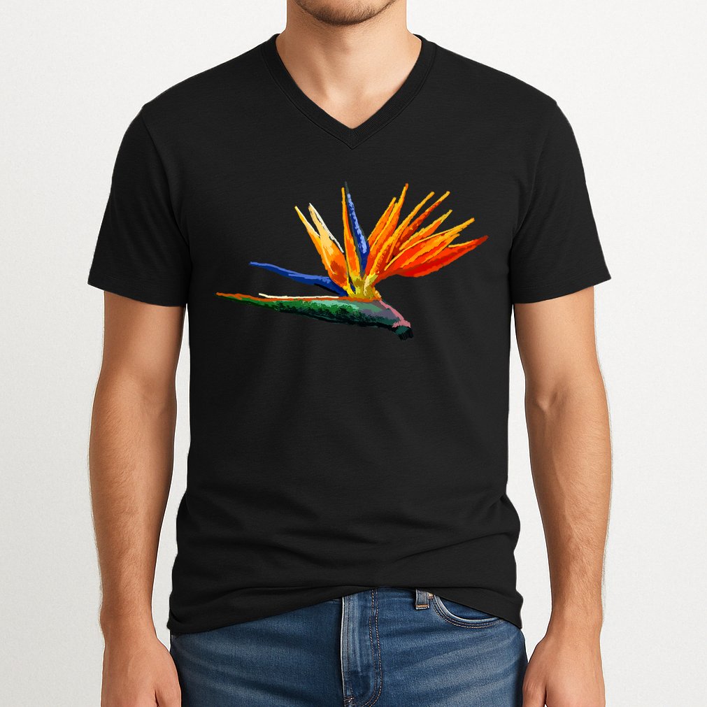 Bird Of Paradise Flower S V-Neck T-Shirt