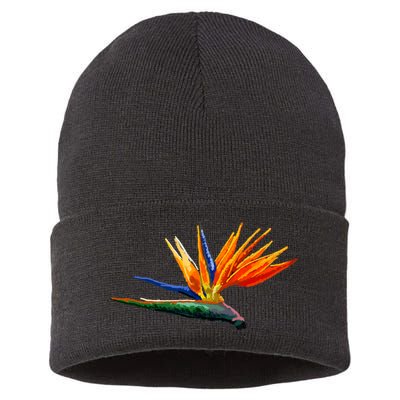 Bird Of Paradise Flower S Sustainable Knit Beanie