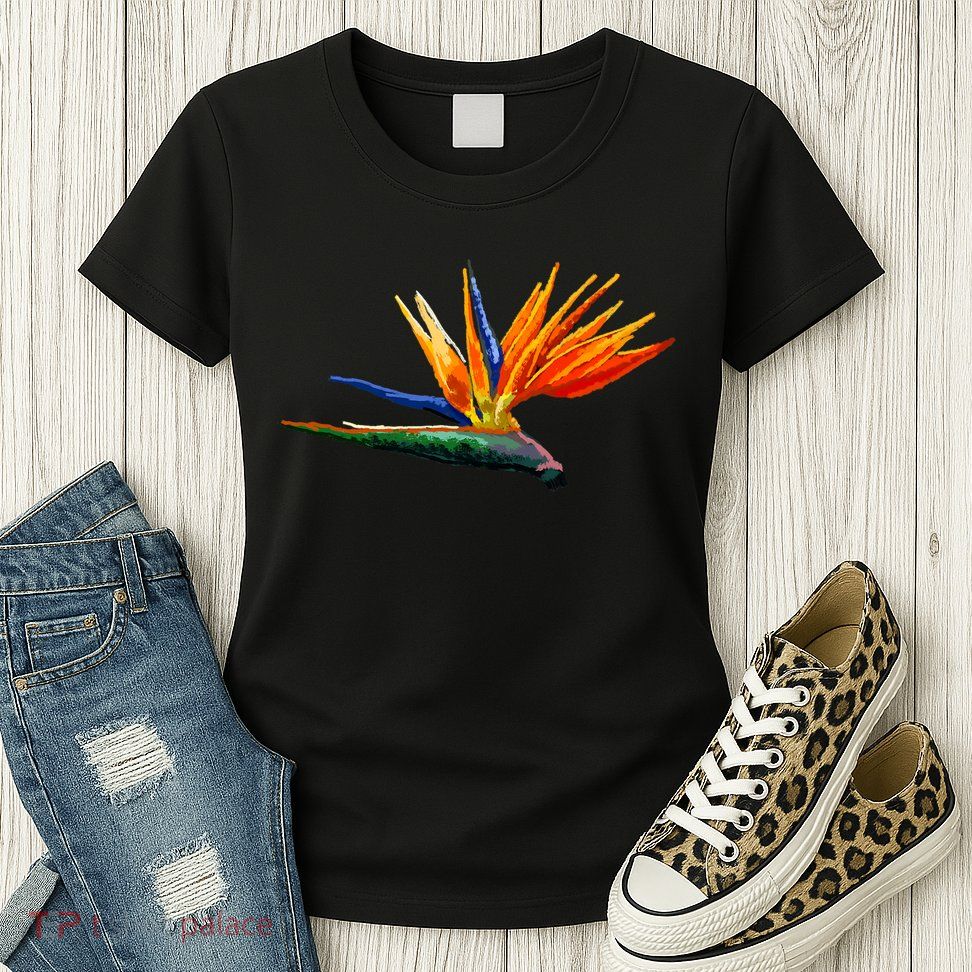 Bird Of Paradise Flower S Womens T-Shirt