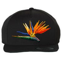 Bird Of Paradise Flower S Wool Snapback Cap