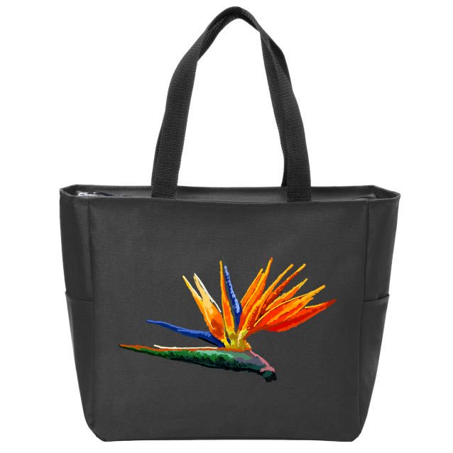 Bird Of Paradise Flower S Zip Tote Bag
