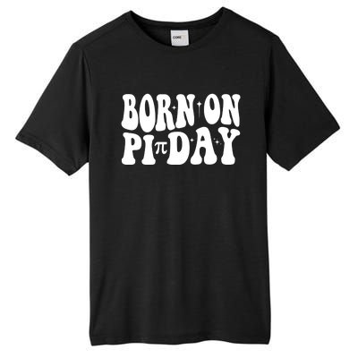 Born On Pi Day 14 March Birthday Math Geek Teachers Students Cute Gift Tall Fusion ChromaSoft Performance T-Shirt