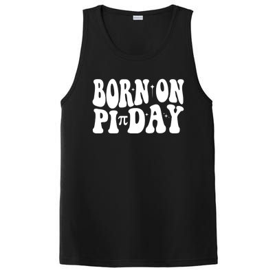 Born On Pi Day 14 March Birthday Math Geek Teachers Students Cute Gift PosiCharge Competitor Tank