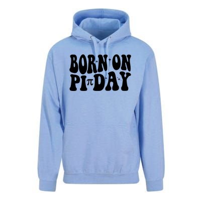 Born On Pi Day 14 March Birthday Math Geek Teachers Students Cute Gift Unisex Surf Hoodie