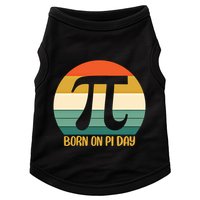 Born On Pi Day March 14 Math Geek Funny Design Meaningful Gift Doggie Tank