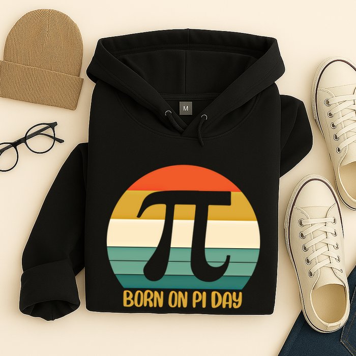 Born On Pi Day March 14 Math Geek Funny Design Meaningful Gift Hoodie
