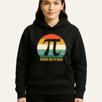Born On Pi Day March 14 Math Geek Funny Design Meaningful Gift Hoodie