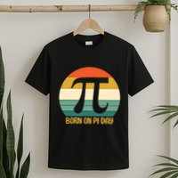 Born On Pi Day March 14 Math Geek Funny Design Meaningful Gift T-Shirt