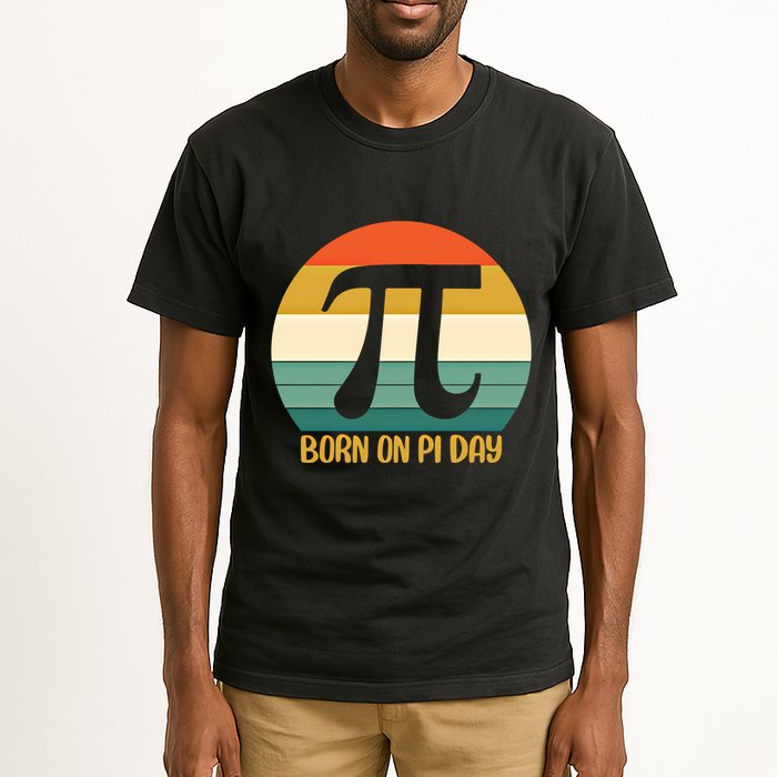 Born On Pi Day March 14 Math Geek Funny Design Meaningful Gift Tall T-Shirt