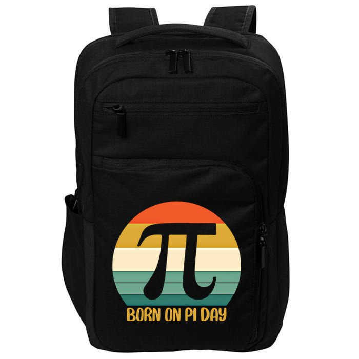 Born On Pi Day March 14 Math Geek Funny Design Meaningful Gift Impact Tech Backpack