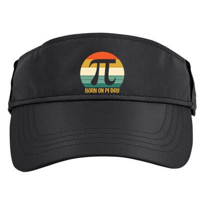 Born On Pi Day March 14 Math Geek Funny Design Meaningful Gift Adult Drive Performance Visor