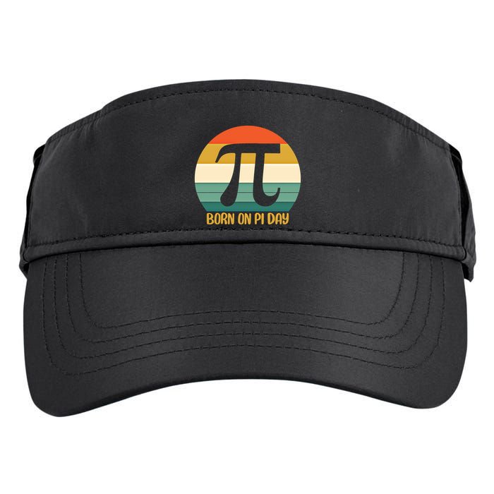 Born On Pi Day March 14 Math Geek Funny Design Meaningful Gift Adult Drive Performance Visor