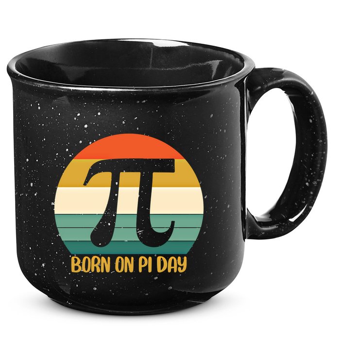 Born On Pi Day March 14 Math Geek Funny Design Meaningful Gift 15oz Campfire Ceramic Mug