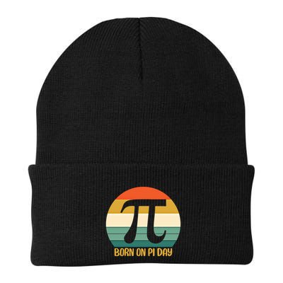 Born On Pi Day March 14 Math Geek Funny Design Meaningful Gift Beanie