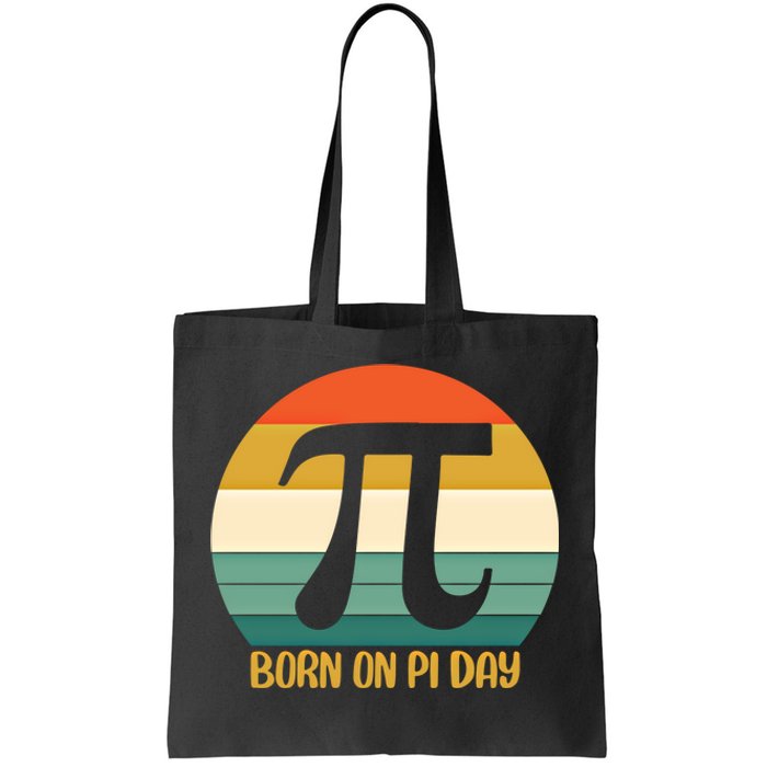 Born On Pi Day March 14 Math Geek Funny Design Meaningful Gift Tote Bag